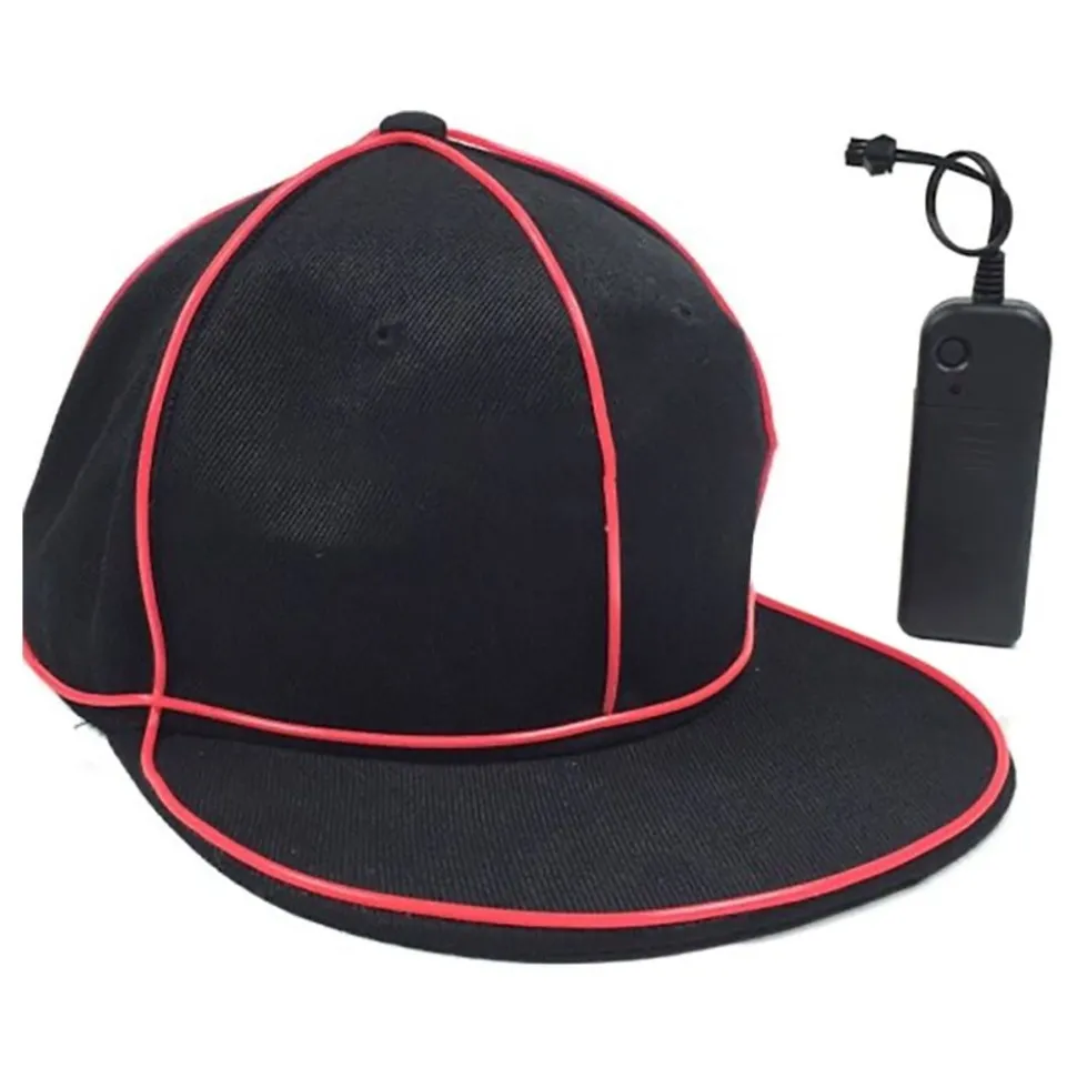 El Wire LED Cap
