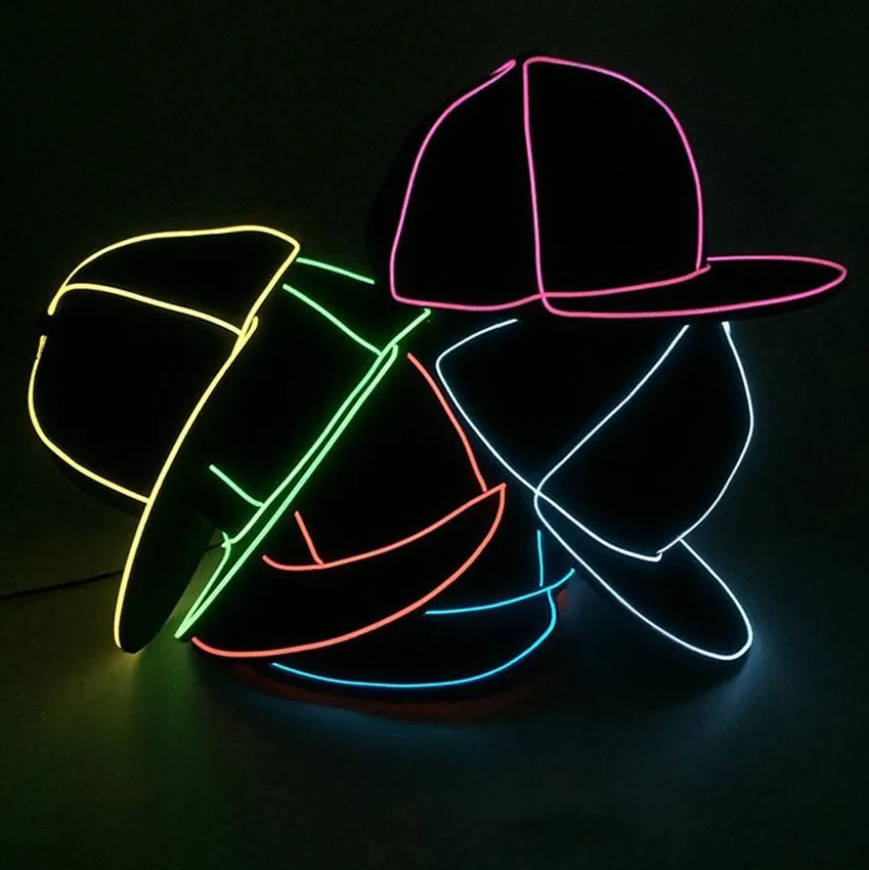 El Wire LED Cap
