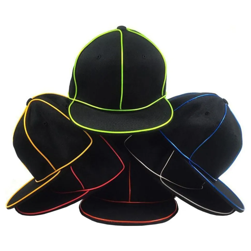 El Wire LED Cap