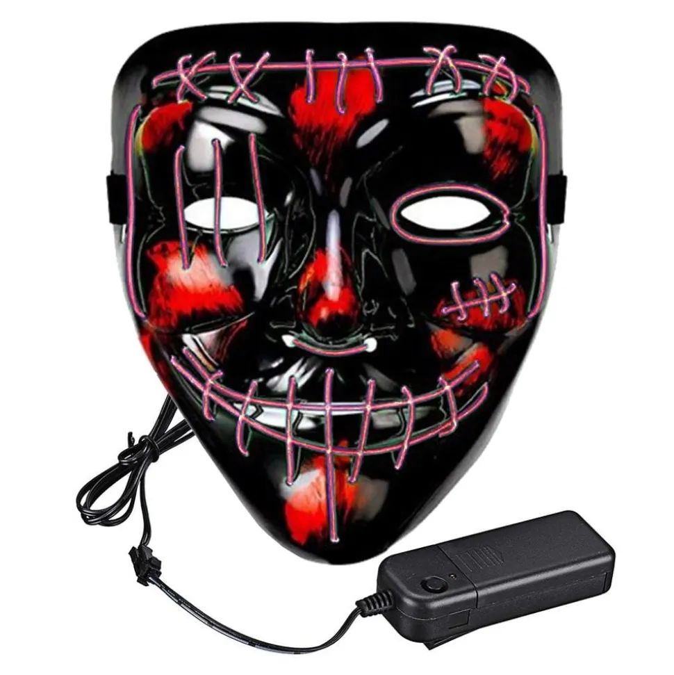 El Wire Purge 2 LED Maske