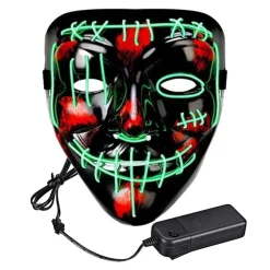 El Wire Purge 2 LED Maske