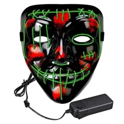 El Wire Purge 2 LED Maske