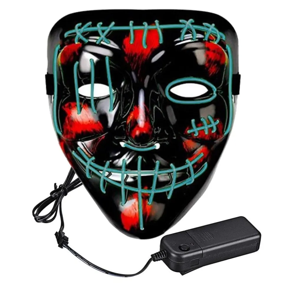 El Wire Purge 2 LED Maske