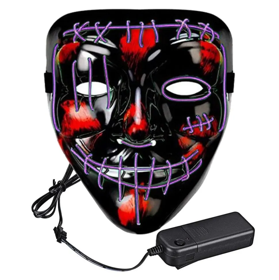El Wire Purge 2 LED Maske