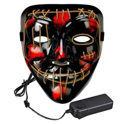 El Wire Purge 2 LED Maske