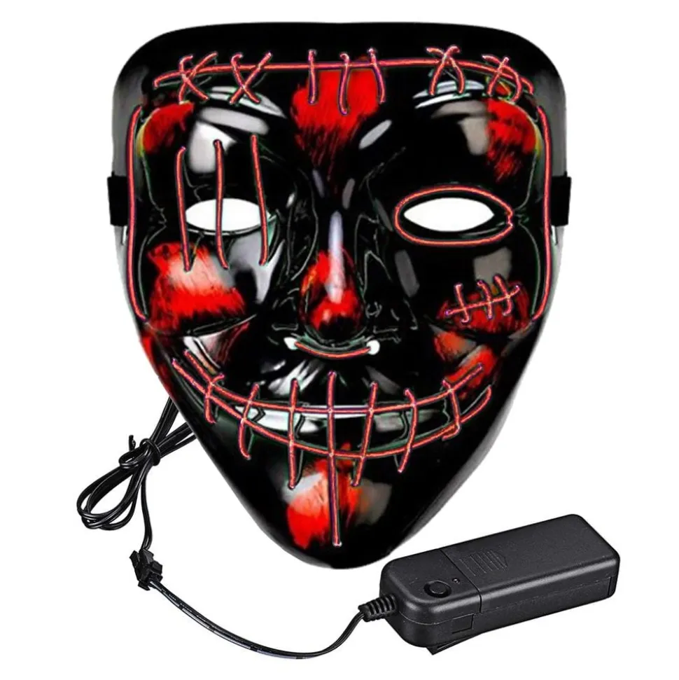 El Wire Purge 2 LED Maske
