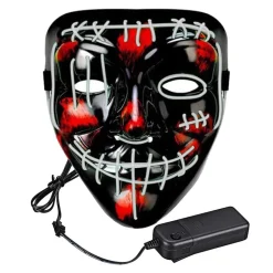 El Wire Purge 2 LED Maske