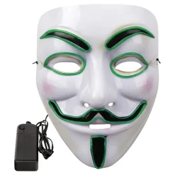 EL Wire Vendetta LED Maske