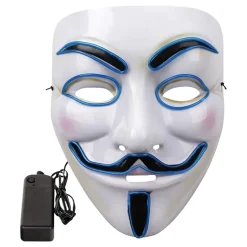 EL Wire Vendetta LED Maske