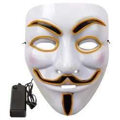 EL Wire Vendetta LED Maske