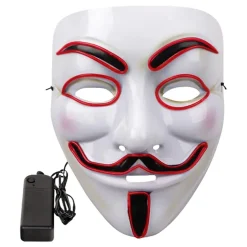 EL Wire Vendetta LED Maske