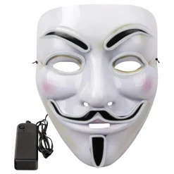 EL Wire Vendetta LED Maske