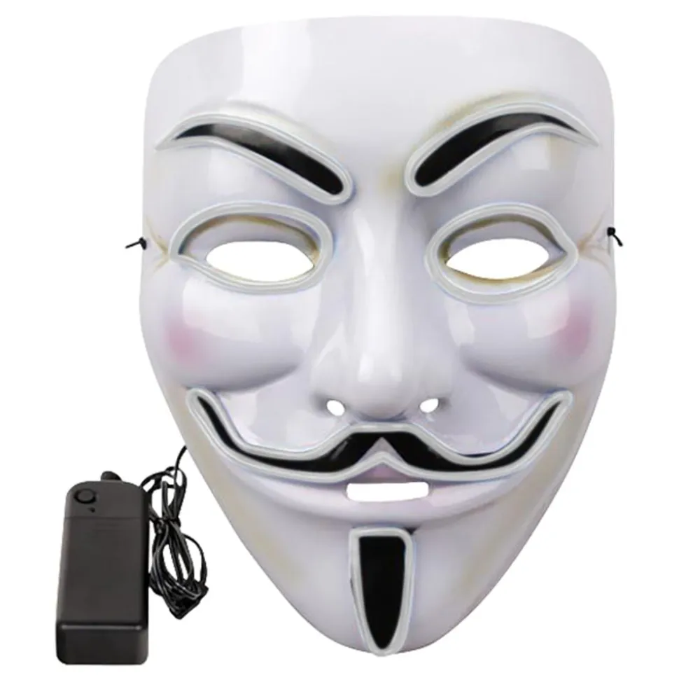 EL Wire Vendetta LED Maske