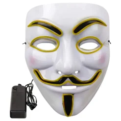 EL Wire Vendetta LED Maske