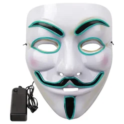 EL Wire Vendetta LED Maske