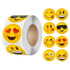 Emoji-klistremerker på Rull