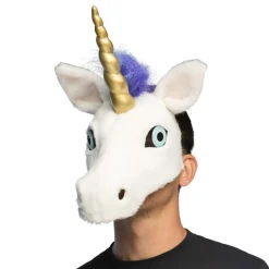 Enhjørning Halvmaske