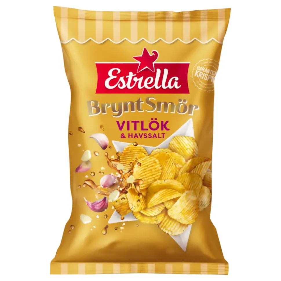 Estrella Brunet Smør Hvitløk & Havsalt