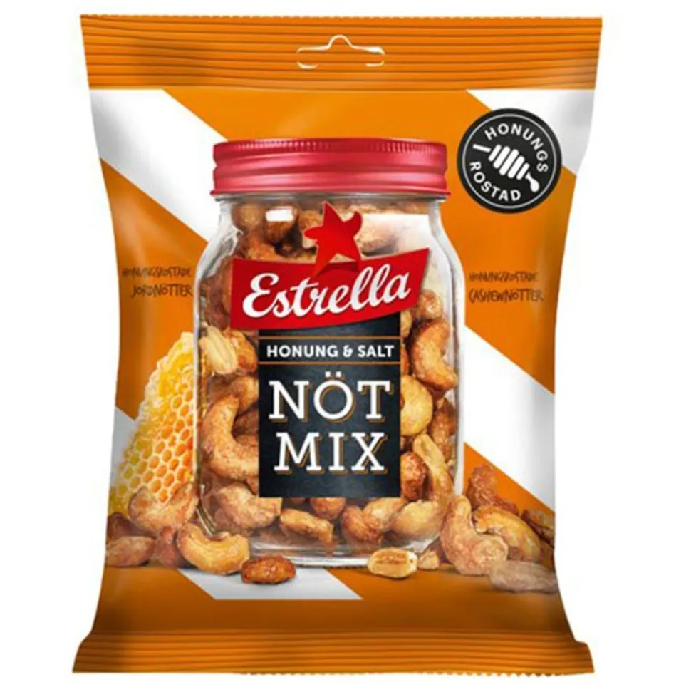 Estrella Nøttemiks Honning & Salt