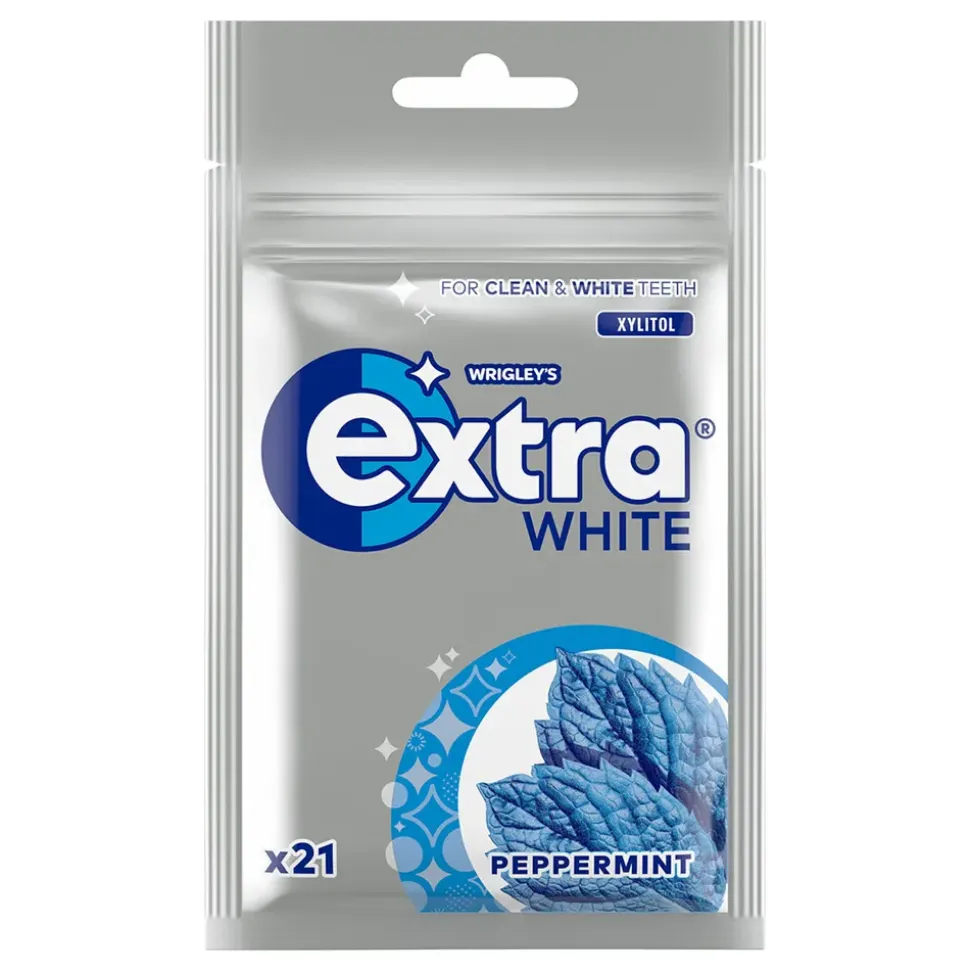 Extra White Peppermint Tyggis