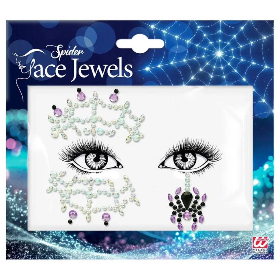Face Jewels Edderkopp