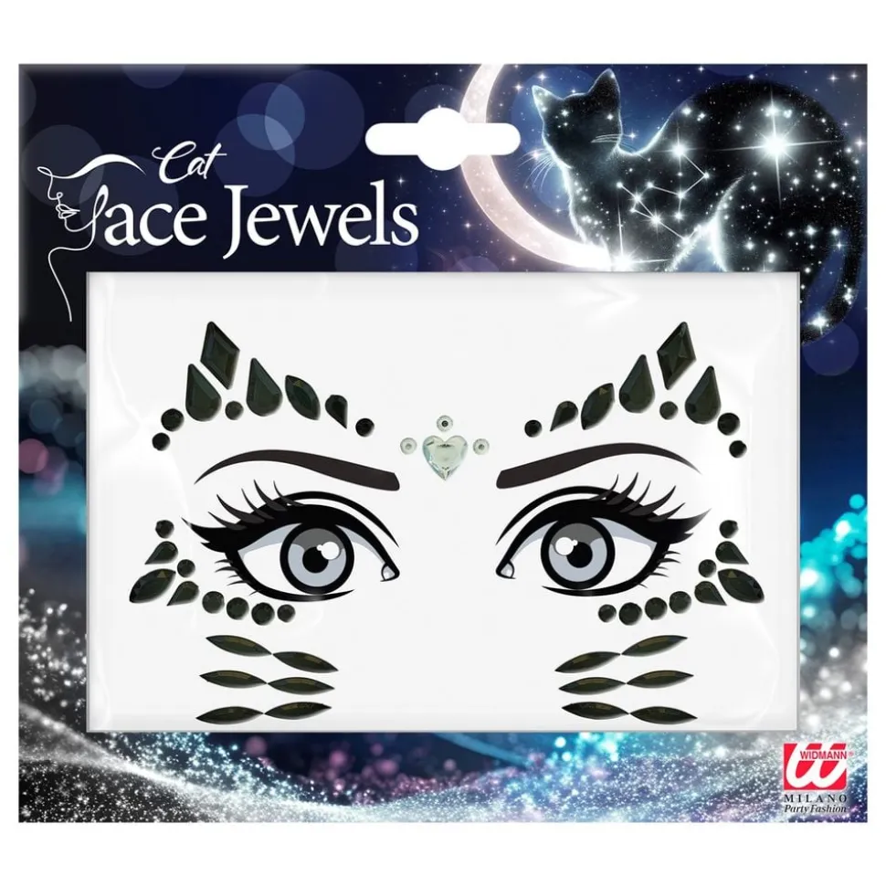 Face Jewels Katt for Barn