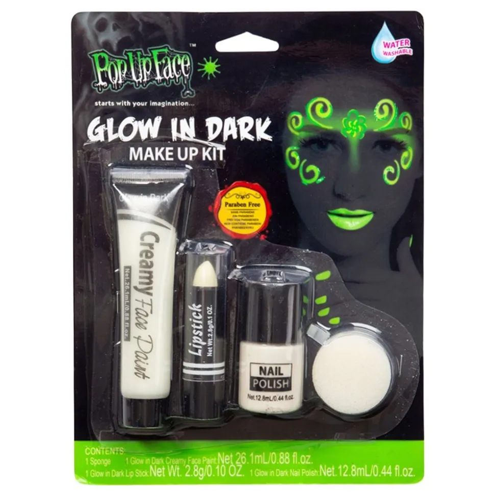 FaceOn Sminkesett Glow in the Dark