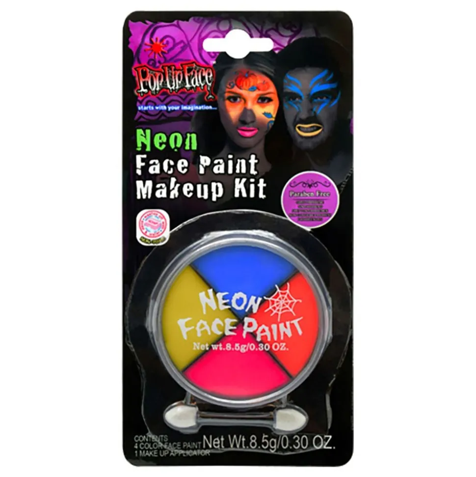 FaceOn Sminkesett UV Neon