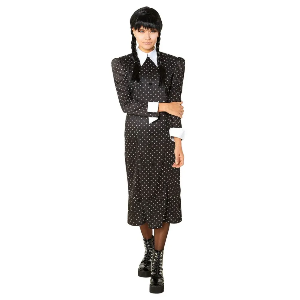 Familien Addams Wednesday Kjole Kostyme