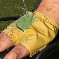 Fargeskiftende Badeshorts Grønn/Gul