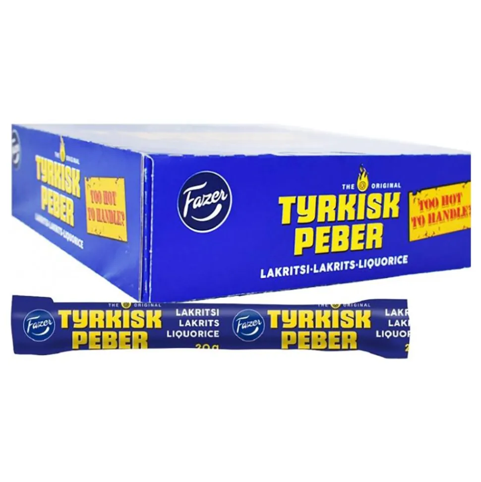Fazer Tyrkisk Peber Stenger Storpakning