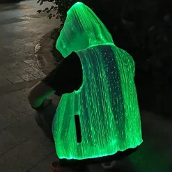 Fiberoptisk LED-Hoodie