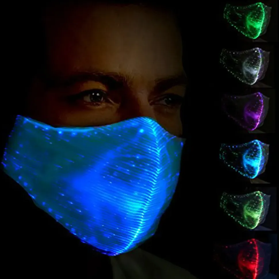 Fiberoptisk LED Munnbind