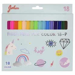 Fiberpenner Blandede Farger
