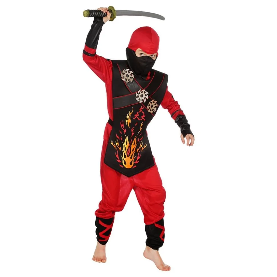 Fire Ninja Barn Kostyme