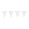 Flaggbanner Glitter Hvit