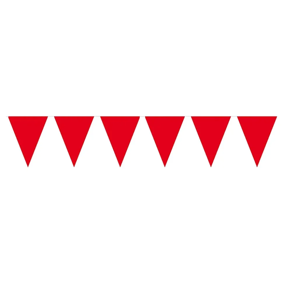 Flagg-girlander Rød
