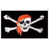 Flagg Jolly Roger med Skjerf