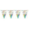 Flaggvimpel Happy Birthday Rainbow