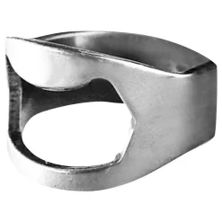 Flaskeåpner Ring Sølv