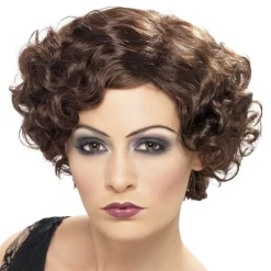 Flirty Flapper Brun Parykk
