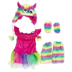 Fluffy Monster Barn Kostyme