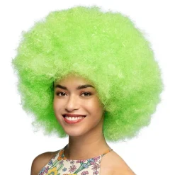 Fluffy Neongrønn Parykk