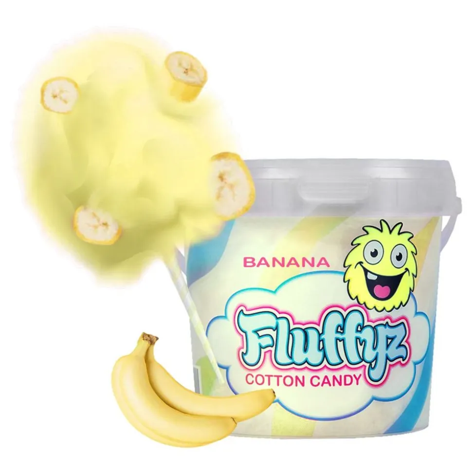 Fluffyz Sukkerspinn Banan
