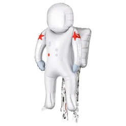 Folieballong Astronaut med Streamers