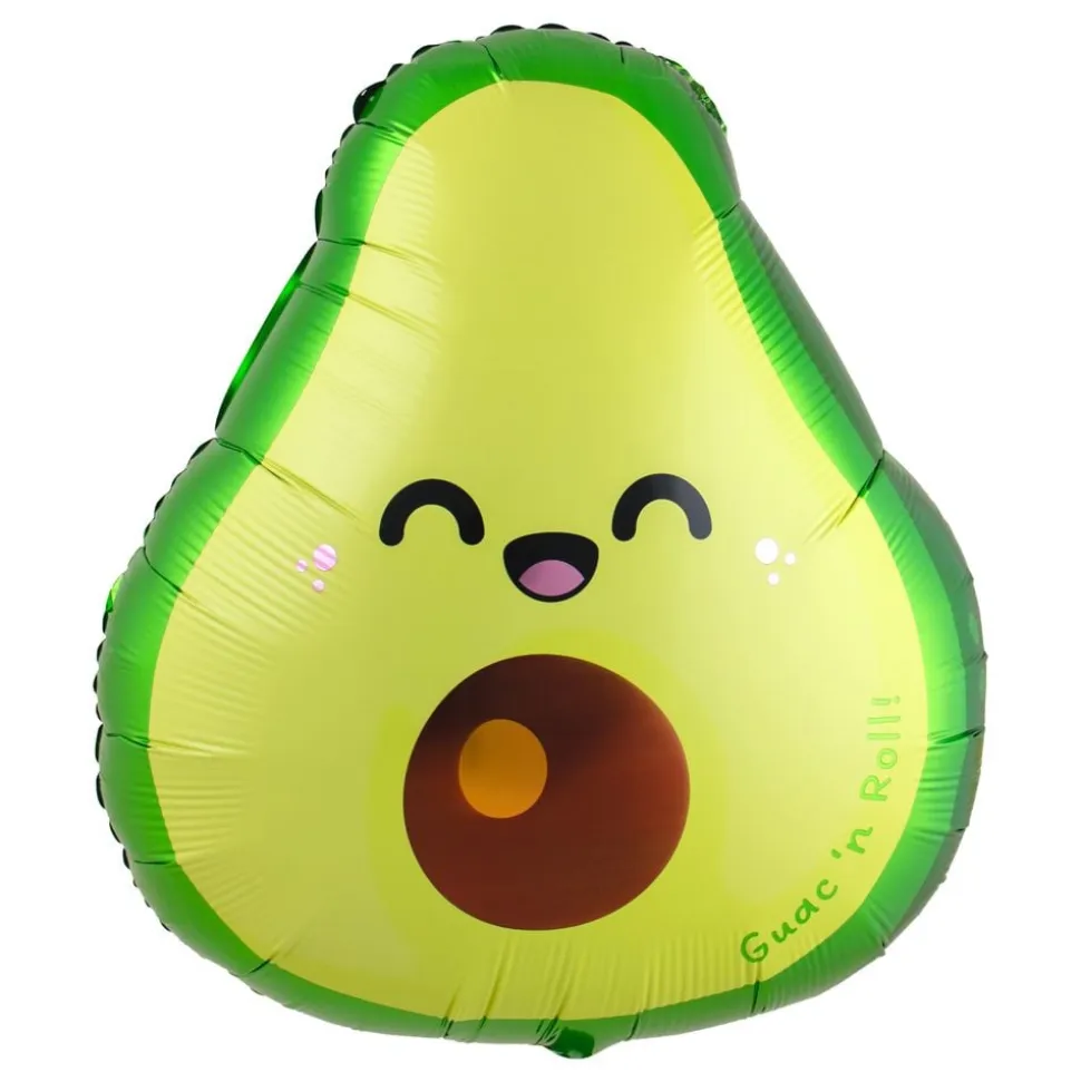 Folieballong Avokado Kawaii