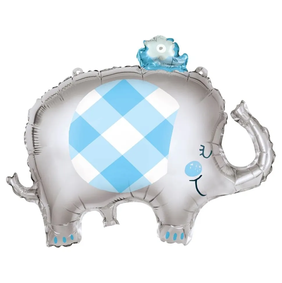 Folieballong Babyshower Blå Elefant