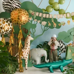 Folieballong Ball Leopardmønster Stor
