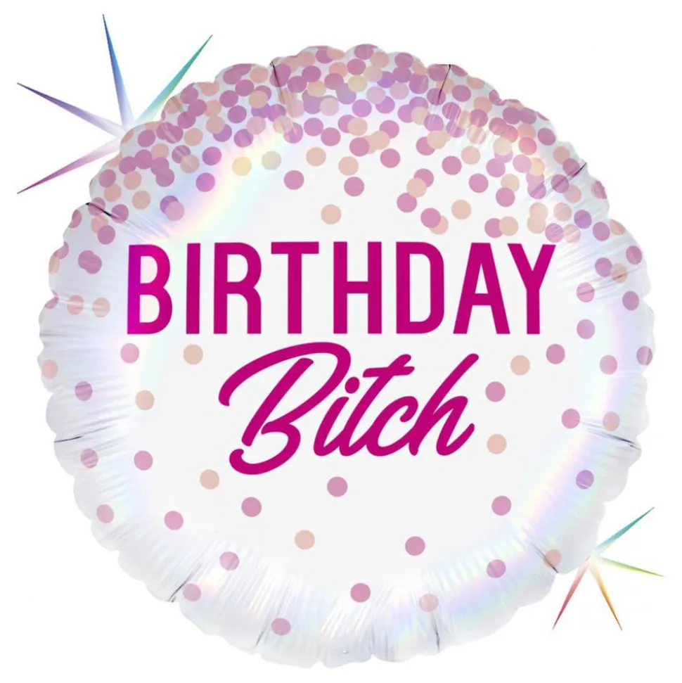 Folieballong Birthday Bitch