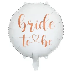 Folieballong Bride Rund Rosé
